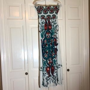 She’s Cool Sundress Tube Top Style Maxi SZ L R2